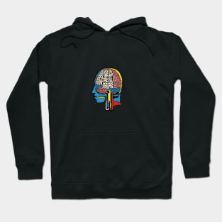 Pop Art Head and Neck Anatomy Hoodie